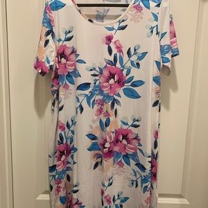 Soft Short Floral Dress